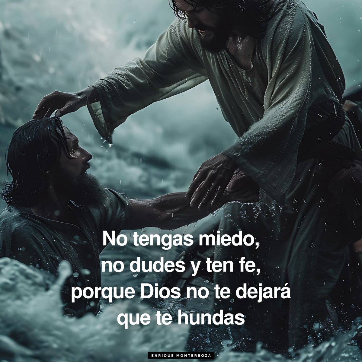 eemonterroza's tweet photo. A pesar de los vientos en contra y de la tormenta fuerte que estés experimentando, no te hundirás, a pesar de lo complejo de los tiempos, sigue caminando por fe, con tu mirada puesta en el Señor, sabiendo que Él jamás te dejará hundir.

▶️ https://t.co/UCq7MRce0i https://t.co/md03lr9Ckb