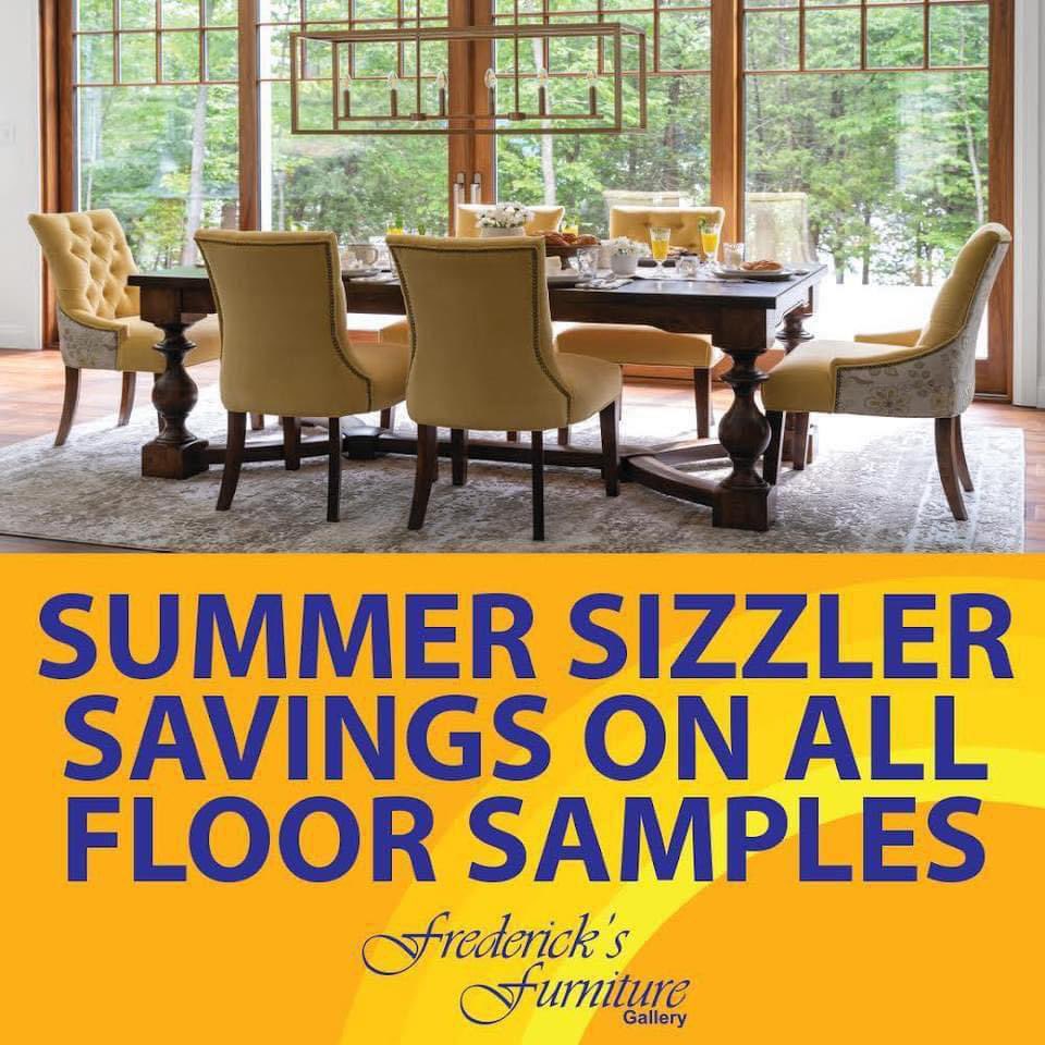 DesignFrederick's tweet photo. 🌞 SUMMER SAVINGS!🌞

Summer Sizzler Savings On All Floor Samples

Save now on top quality furniture for your home!

Visit our showroom today!

#Guelph #CustomFurniture #GuelphFurniture #GuelphFurnitureSale #SummerSavings #LiftChairs #LeatherFurniture #FloorSampleSale #DiningSets https://t.co/fU20fFCleQ