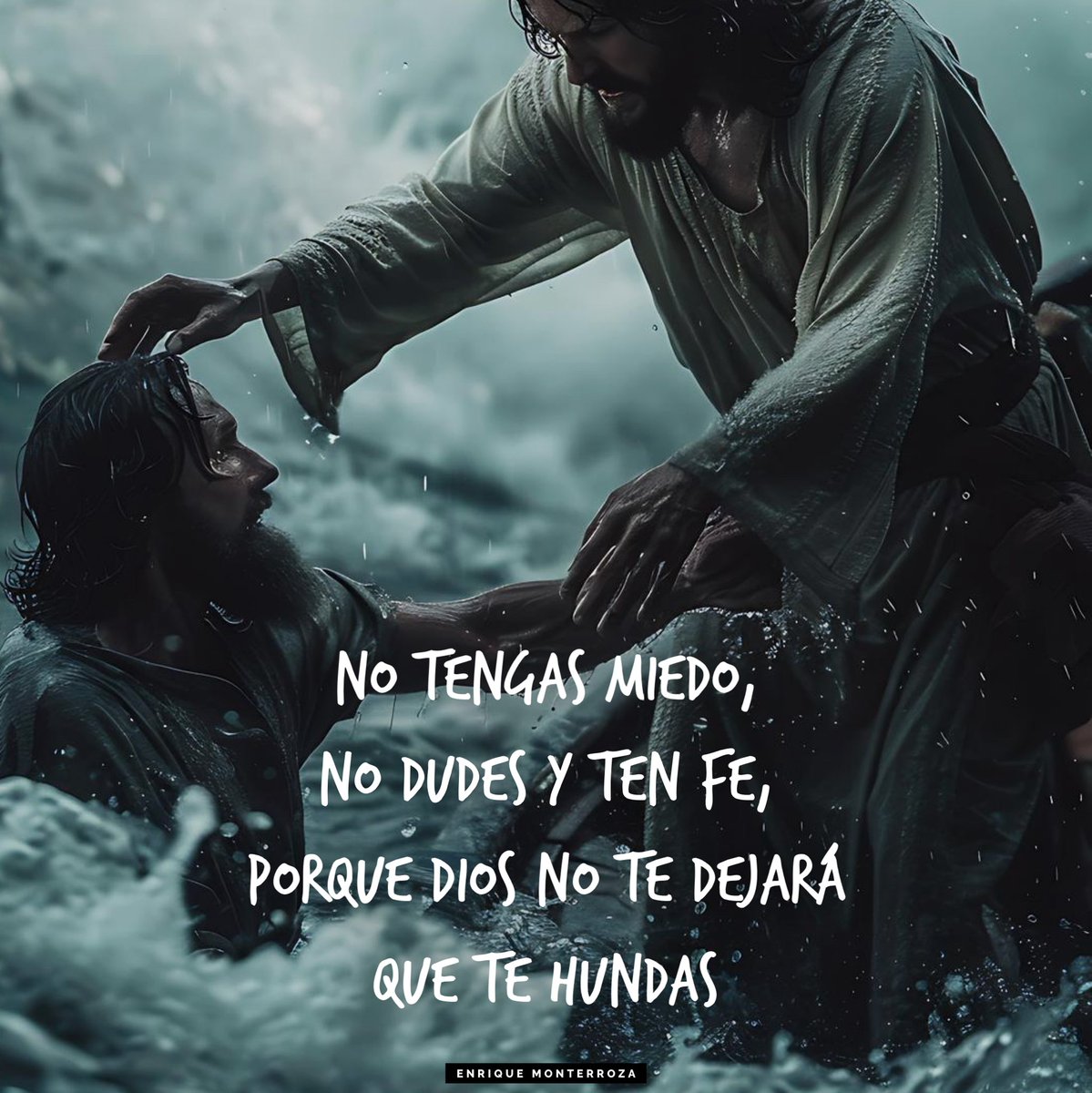 devocionaldiari's tweet photo. A pesar de los vientos en contra y de la tormenta fuerte que estés experimentando, no te hundirás, a pesar de lo complejo de los tiempos, sigue caminando por fe, con tu mirada puesta en el Señor, sabiendo que Él jamás te dejará hundir.

▶️ https://t.co/WTcK5mgiC7 https://t.co/EDmmo0di7M