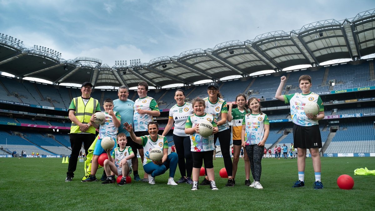 UlsterGAA's tweet photo. A record number of Ulster clubs travelled to @CrokePark yesterday with their GAA for ALL teams to take part in a day of @officialgaa games and activities! 💯
#GAAforALL https://t.co/RBOXTvruSx