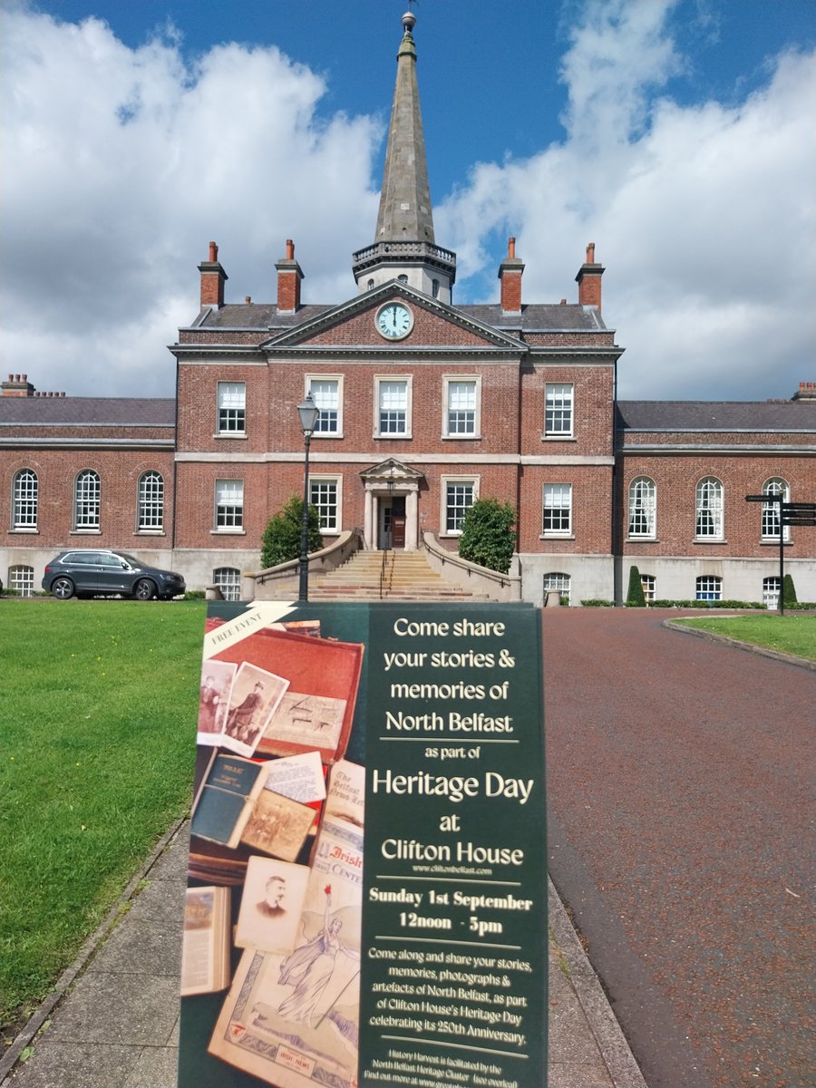 Do you have connections to or stories, pictures or artifacts about our Heritage Cluster members or about north Belfast that you would love to share? Then come along to <a href="/cliftonbelfast/">Clifton House Belfast</a>  for Heritage Day (12-5pm) on Sunday 1st September &amp; share your memories of this Great Place.