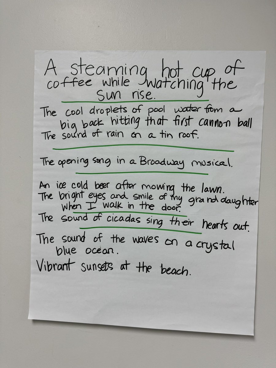 #KatyISDELA JH teachers are poets! Enjoy some of the masterpieces they created as part of collaborative imitation poems (inspired by a poem by <a href="/rushbomb/">Lyndsay Rush</a>). The Joy of Small Joys: