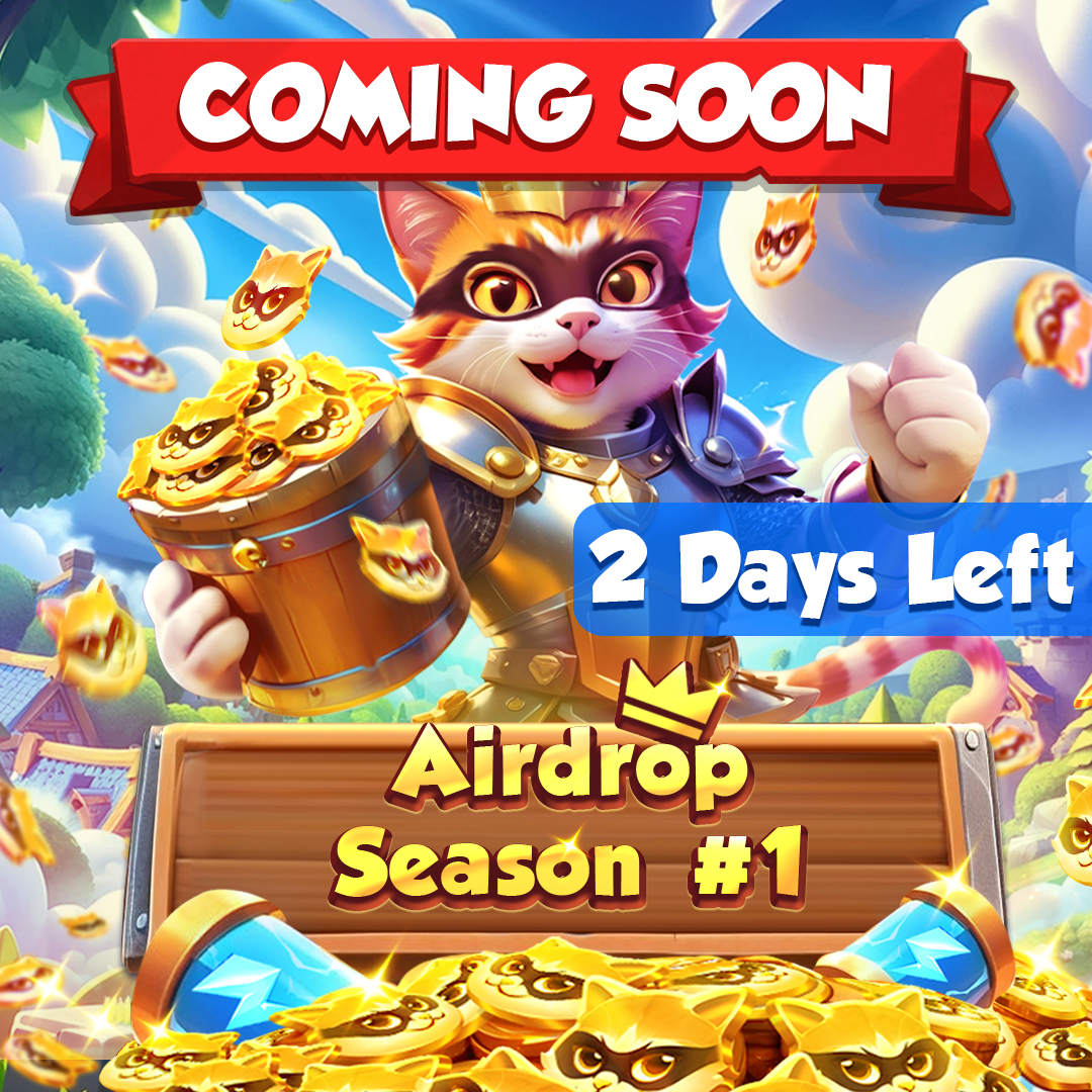⏳ Countdown: 2 Days Left for Airdrop Season 1! ⏳

➡️ Play now: t.me/CoinCryptoGame…

Hey CoinCrypto Warriors!

☄️ Get ready! Airdrop Season 1 is launching in just 2 days!

👀 Don't miss your chance to participate and earn amazing rewards. Remember, the more villages you