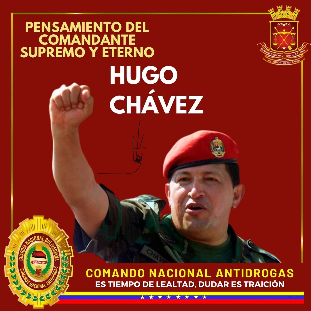 #06Ago 🇻🇪 Amor con Amor se paga, vamos juntos hacia la consolidación de nuestra gloriosa patria venezolana. 

Comando Nacional Antidrogas GNB
Garantes De La Paz Y El Orden 
M/G Elio Estrada Paredes
<a href="/GNB_antidrogas1/">Antidrogas GNB</a>