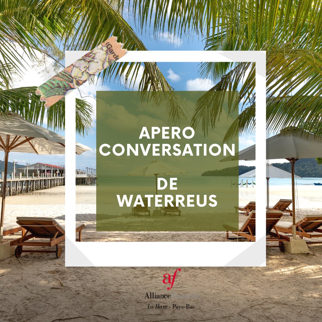 N’hésitez pas à nous rejoindre au bord de la plage pour un apéro conversation !

🗓️ Le 7 août 2024 ;
🕰️ Entre 18h et 19h30 ;
🏖️ De Waterreus, Strandweg 3, 2586 JK Den Haag.

Réservation possible en cliquant sur le lien ci-dessous : aflahaye.nl/nl/evenement/?…

À bientôt à l'AFLH !