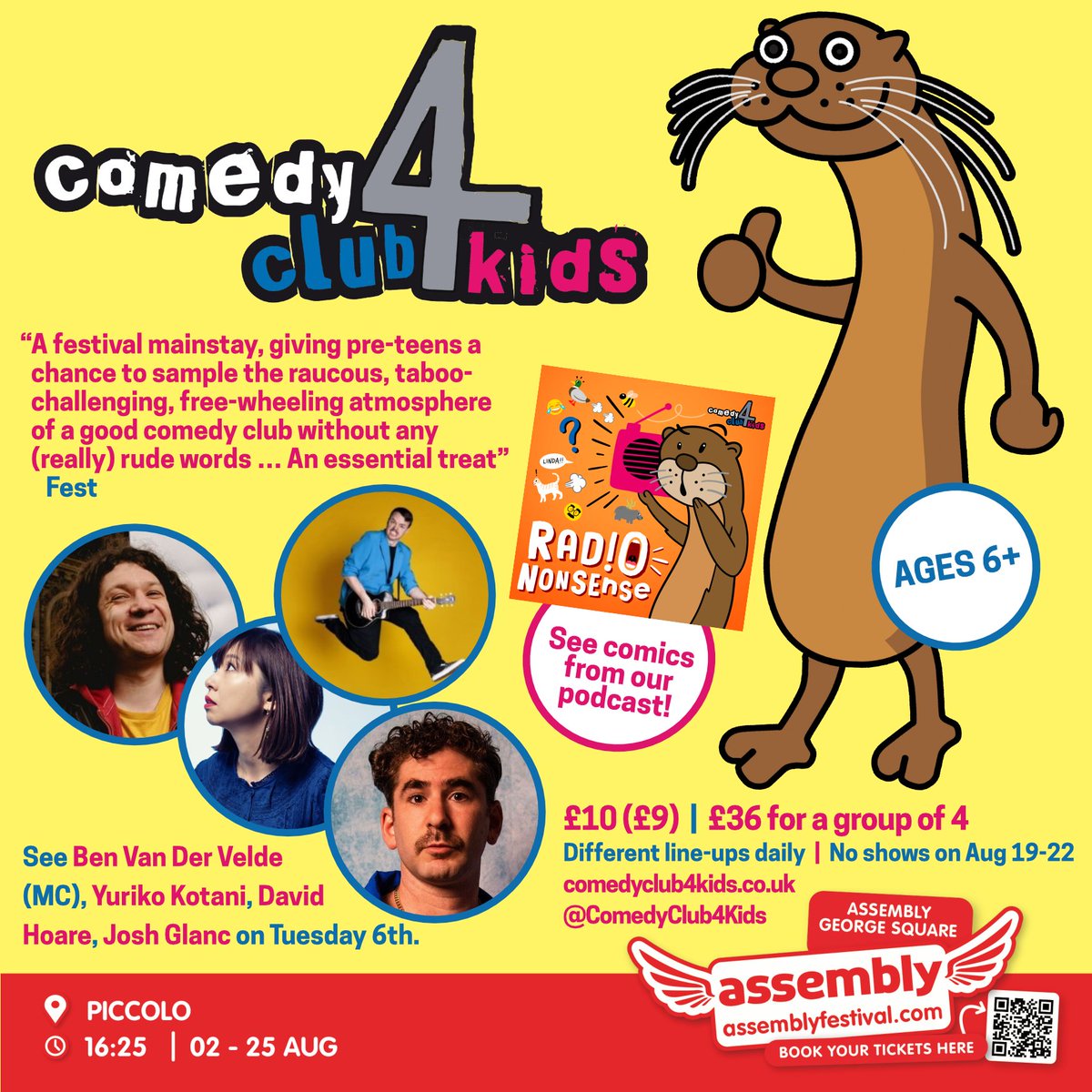 Comedy Club 4 Kids tweet media