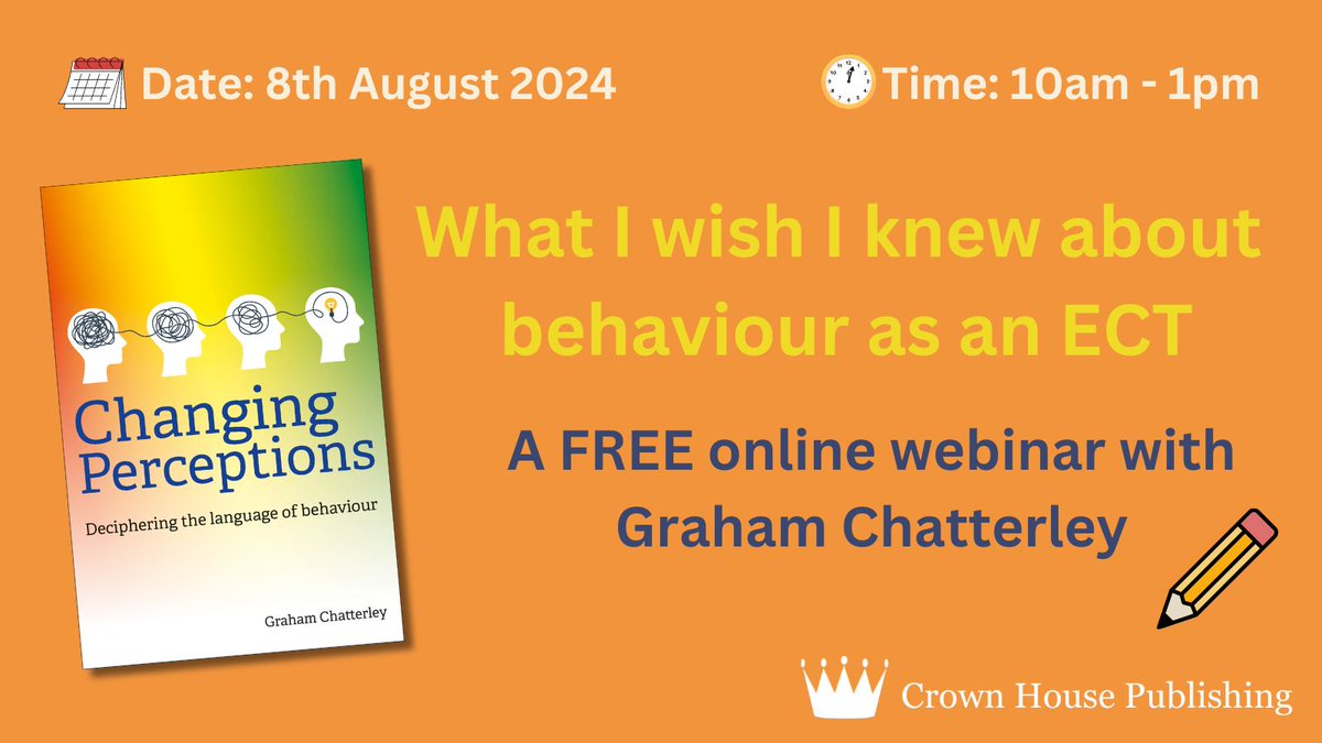CrownHousePub's tweet photo. Take a look at this excellent emotion coaching resource from @grahamchatterl2: https://t.co/9sEu2jXvs3
💻Learn more in Graham’s FREE webinar this Thursday! Join here: https://t.co/XGxzanQvPk
📚Graham's book, #ChangingPerceptions, is available at: https://t.co/8fUFf5FLiR https://t.co/FvBK3pnKHm