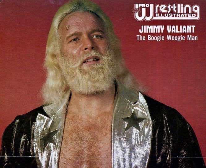 Chupacabra_01's tweet photo. 🎂Happy Birthday to Jimmy Valiant! @BoogieWoogie_jV #JimmyValiant #BoogieWoogieMan #WWEHOF #WWE #NXT #ECW #NWA #WCW #TNA #ImpactWrestling #ROH #AEW #MLW #AWA #WCCW #LuchaLibreAAA #CMLL #NewJapan #NJPW #ProWrestlingNoah #AJPW https://t.co/hU0SCa8ujc