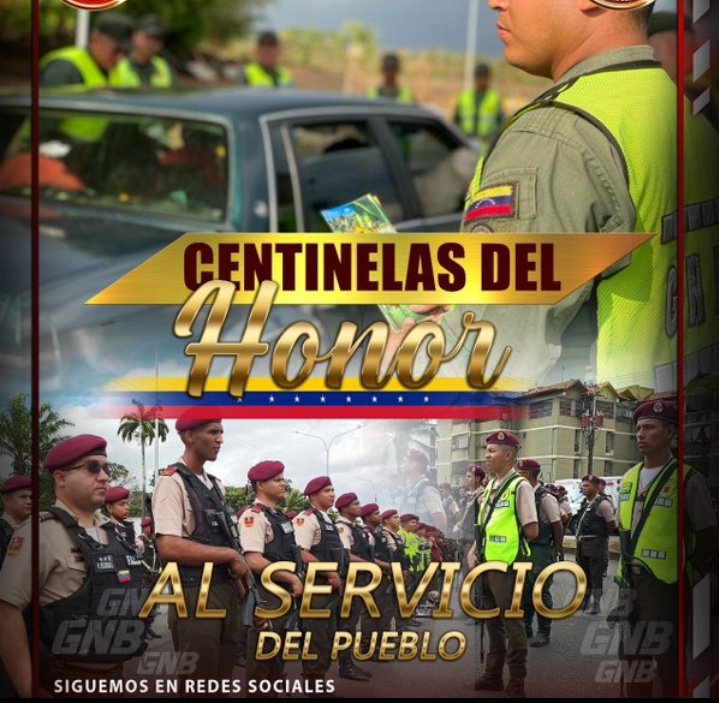 Somos garantes de la paz y el orden