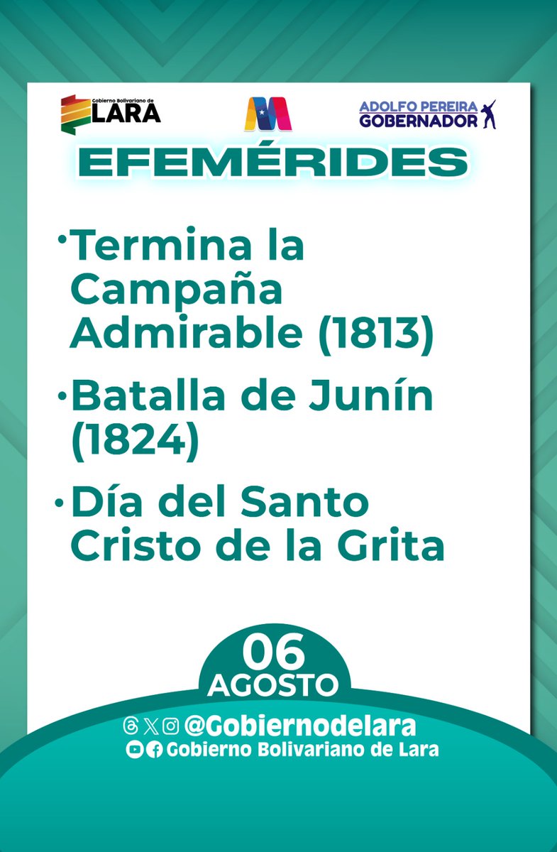 Gobiernodelara tweet media