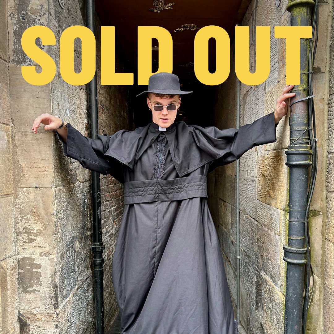 SayItAgainSorry's tweet photo. We are officially SOLD OUT today! Thanks to everyone for the support, we cannot wait for the busiest most happiest of shows today! @edfringe @ThePleasance 
#edfringe #edfringe2024 https://t.co/QCmA4RKlCV