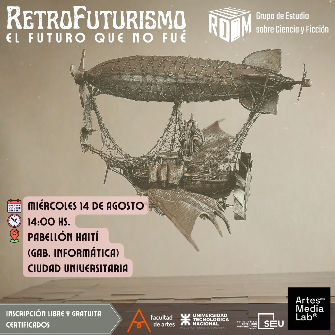 room101UTN's tweet photo. 🚀 ¿Alguna vez has imaginado cómo sería el futuro desde una perspectiva del pasado? ¡Es hora de sumergirnos en el Retrofuturismo y descubrirlo juntos!
¡Viajá en el tiempo hacia un futuro que nunca fue!
Inscripción LIBRE Y GRATUITA: https://t.co/XDI3xvAgrr https://t.co/19JhlMCe47