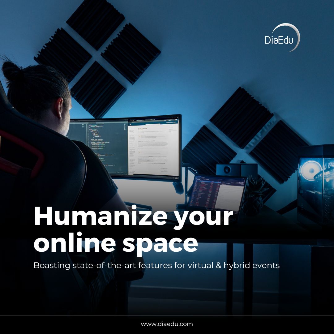 Let’s make your attendee’s digital experience extraordinary! 💡🔗 Our immersive features will reshape your virtual and hybrid events, making it more engaging and human. Visit diaedu.com to learn more. 💯
