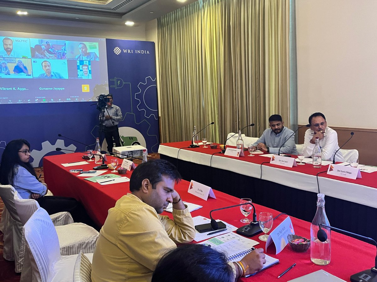 _InvestUP's tweet photo. With 45% share in the global production of tractors and over a million units sold in 2022, #India boasts as world’s largest market for tractors in which #UttarPradesh is playing very crucial role. A round table discussion - 'EV Revolution: Accelerating E-Tractor Manufacturing and Adoption' was held today in New Delhi to brainstorm the possibilities of transformation of this ecosystem.

Shri Anuruddha Kshatriya, General Manager - Investment Promotion and Shri Amit Kumar Mishra, Assistant General Manager - EV Policy from #InvestUP also participated in this session. The avenues for subsidies under #UPGoverment, state’s potential in E-Tractor #manufacturing and #development of #EV #charging #infrastructure in remote villages and at farm-rich locations were discussed in details.

The Original Equipment Manufacturers (#OEMs) suggested the government to bring E-Tractor manufacturing also under the subsidies and exemptions available for other electric vehicles, to enhance access to the bank finances and other funding opportunities; as well as the possibilities of monetary assistance by banks or financial institutions to encourage farmers to purchase E-Tractors over the traditional ones. Measures to encourage the adoption of E-Tractors through the cooperative based model were also discussed.