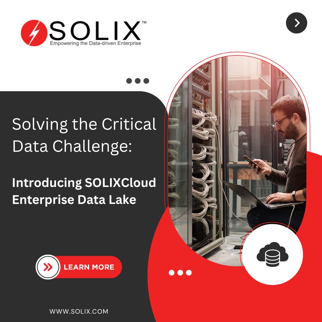 solixbigdata's tweet image. As data volumes grow, our Enterprise Data Lake offers efficient data governance, pipelining, and processing. Built on the Solix Common Data Platform, it delivers high-performance cloud database solutions. 👉 bit.ly/4dayUQd

#datalakesolutions #dataanalytics #datasecurity