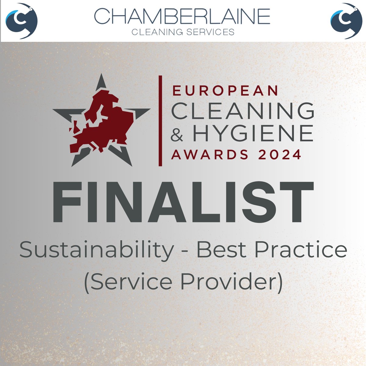 Exciting News: We're Finalists!

Our "Cleaning for a Greener Tomorrow" initiative is a finalist in the Sustainability category at the European Cleaning &amp; Hygiene Awards. We eagerly await the results on October 3rd in Lisbon.

#EuropeanCleaningAwards #Sustainability