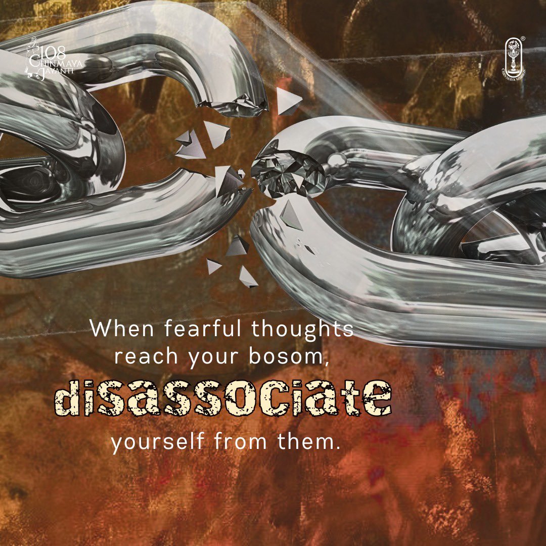 Chinmayananda's tweet photo. How to overcome fear?
#chinmayamission #swamichinmayananda #fearnot #fears #faithoverfears #faithoverfeartshereadstruth #fearnothing #surrendertogod #surrendering #rememberhim #hold #overcomefear #overcomingfear #dontgetscared #fearful #befearless #spiritualwisdom https://t.co/IcMgggiroG