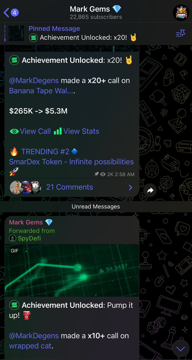 CryptoMarkETH's tweet photo. Absolutely Crashing All Calls. Don’t even remember how many 10-20x call we do PER DAY.

Imagine doing one - 20x Play each day 💰

And everything for free NO PAID bullshit. Want to see everyone winning these two from Yesterday

Channel - https://t.co/Clbqc4Upx1 https://t.co/fHEF90JoDw
