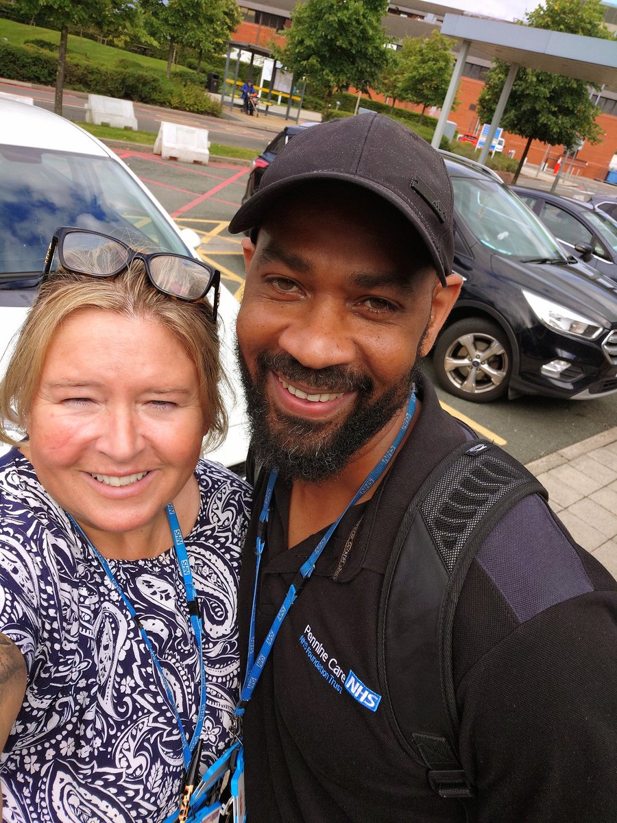 fidelma_delly's tweet photo. From Estates &amp; Facilities wishing our work colleague Curtis best wishes and good health. All the teams  are  so glad to see that smiley face back in work 😄 @PennineCareNHS https://t.co/kwsliCldMz