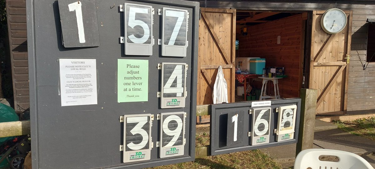 We faced Kingsholm on Sunday. Good performances from both sides with Kingsholm coming out on top.
KCC 168-5
CLCC 157-4