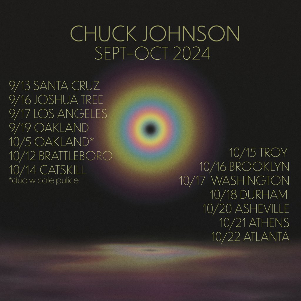 All Saints Records (@allsaintsrcrds) on Twitter photo Chuck Johnson <a href="/cirrus_oxide/">Chuck Johnson</a> on tour in various US cities in September and October.
New album, Sun Glories, out 16 August <a href="/westernvinyl/">Western Vinyl</a>
Music From Burden Of Proof still available on All Saints Chuck Johnson <a href="/cirrus_oxide/">Chuck Johnson</a> on tour in various US cities in September and October.
New album, Sun Glories, out 16 August <a href="/westernvinyl/">Western Vinyl</a>
Music From Burden Of Proof still available on All Saints