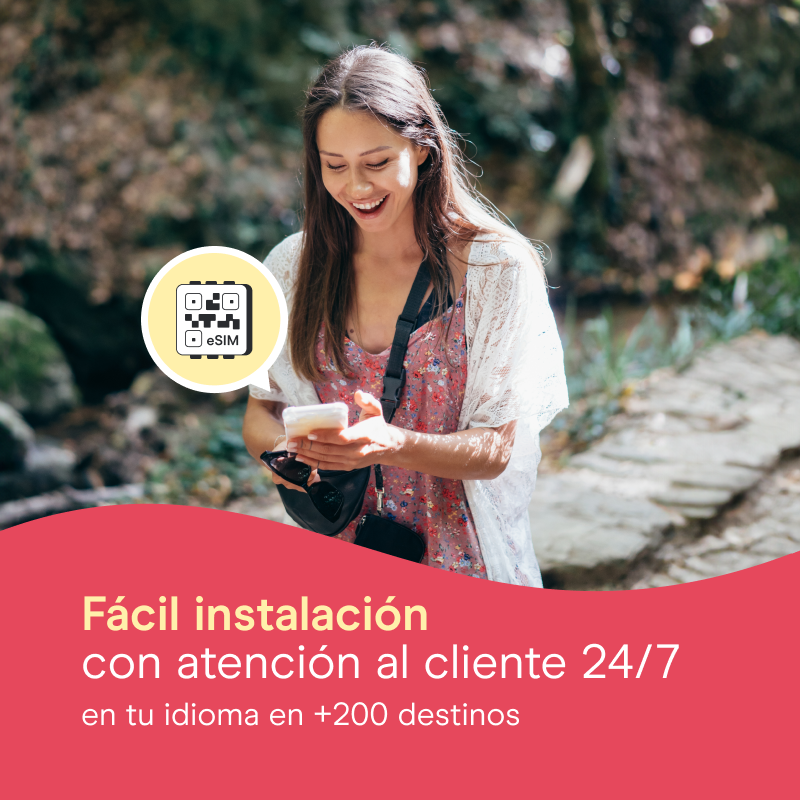 holafly_com's tweet photo. Mantén tu SIM física y viaja con la #eSIM de #Holafly ✈️ sin cambiar de número de móvil 📲. Viaja como un local 🛜. Dile adiós a las facturas sorpresa y al roaming 💸. Viaja con tranquilidad.