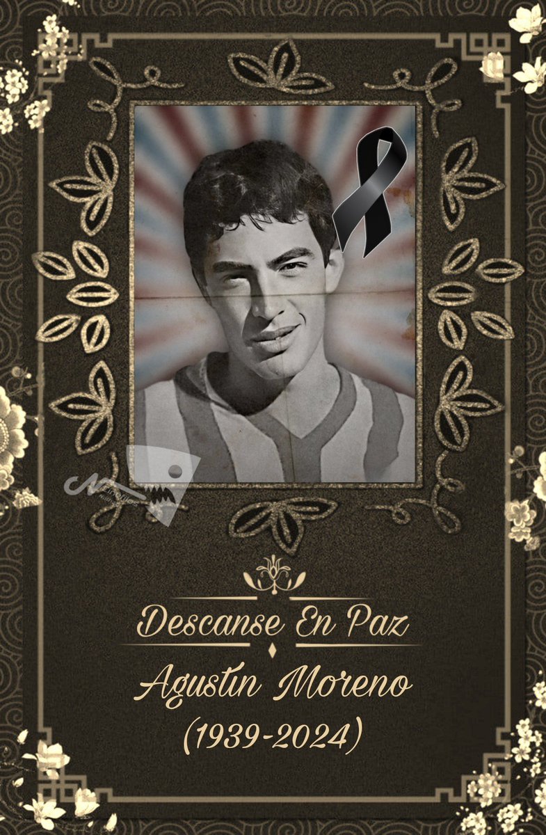 nathzzi's tweet photo. Agustín Moreno (1939-2024) 🇲🇽
Falleció el ex futbolista mexicano Agustín Moreno a los 85 años de edad
Descanse en Paz Agustín Moreno (02/06/24) #AgustínMoreno #Futbolista #noticias #nathzzi #mexico #RIP #QEPD #DEP #noticia #news #Futbol #Soccer #Deporte #ChivasRayadas #Chivas https://t.co/mQhid2szYt