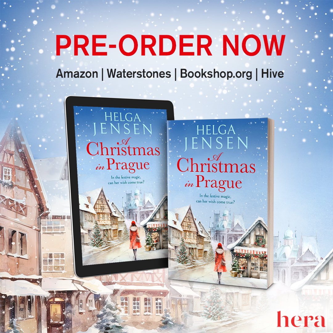 Helga Jensen (It's pronounced Yensen!) (@helgajensenf) on Twitter photo Four weeks on Thursday this beautiful book will be out! How gorgeous is the cover? A Christmas in Prague, out September 5th💕😍 <a href="/RNAtweets/">Romantic Novelists' Association</a> #tuesnews #herabooks #books #newbooks #Christmasbooks #WritingCommmunity #autgors #authorlife Four weeks on Thursday this beautiful book will be out! How gorgeous is the cover? A Christmas in Prague, out September 5th💕😍 <a href="/RNAtweets/">Romantic Novelists' Association</a> #tuesnews #herabooks #books #newbooks #Christmasbooks #WritingCommmunity #autgors #authorlife