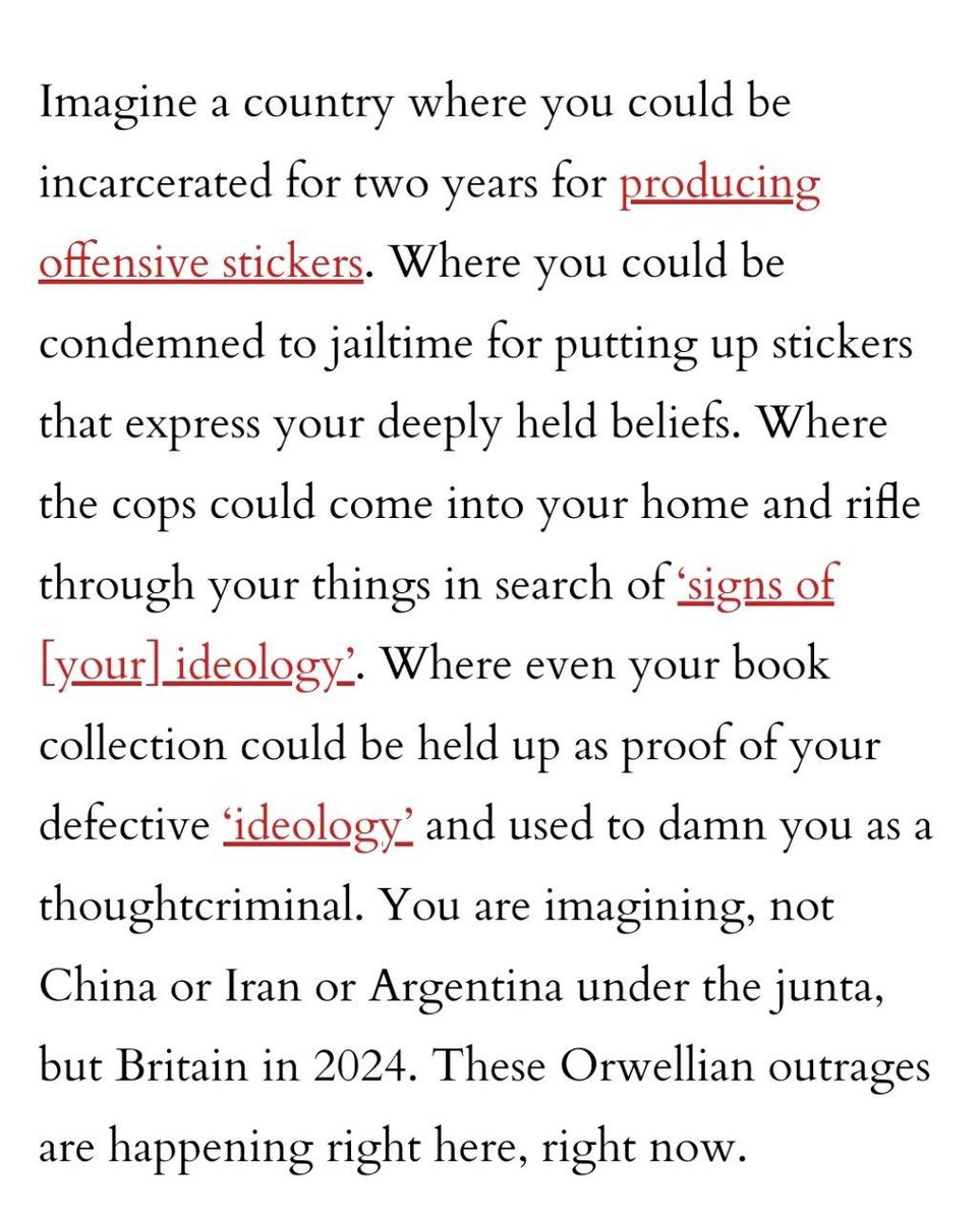 KeithWoodsYT's tweet image. The UK jailed Sam Melia for just posting stickers

Sadly, Twitter also censored Melia, his wife and the leadership of his organisation, Patriotic Alternative, presumably at the request of the tyrannical UK state. Please look into it:

@sammeliayorks

@MarkACollett

@thisislaurat