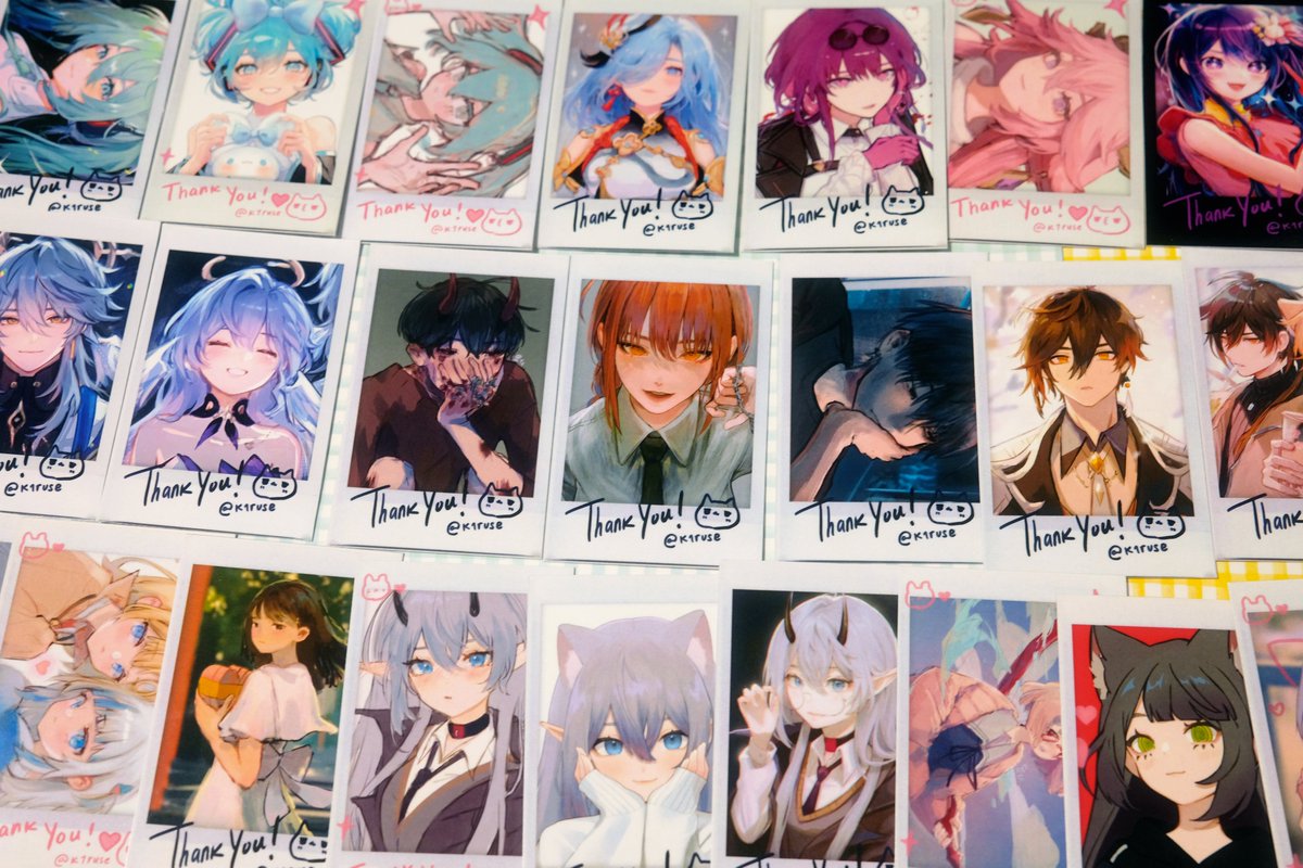 k1ruse's tweet photo. 🌸🤍SHOP UPDATE after a long time!! ✨

- trying shopify (but also still on etsy)
- polaroid cards are finally available online!
- new alien stage / TGCF / HSR stickers
- 6 new prints

🛒: https://t.co/SIAbS4Rxhj
🛒: https://t.co/kMkBAm4JSj https://t.co/azFSmFOlO6