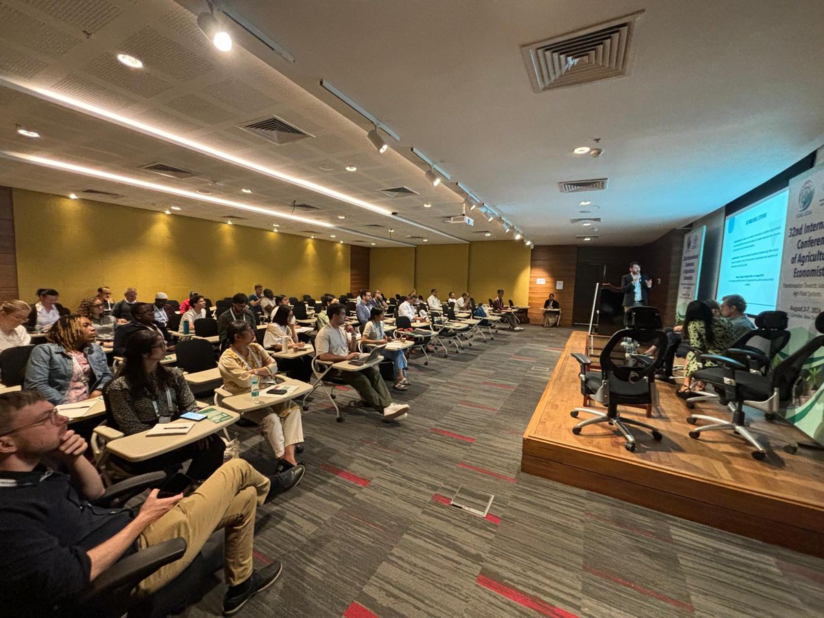 🚀<a href="/IFAD/">International Fund for Agricultural Development</a> delegation at <a href="/icae2024/">icae2024</a> demonstrates commitment to evidence-based policy through rigorous impact assessments, driving inclusive food systems transformation and rural investment. 🌍📊 

<a href="/Jo_Puri/">Dr. Jo Puri</a> <a href="/sara_savastano/">Sara Savastano</a> <a href="/VibhutiMendi/">Vibhuti Mendiratta</a> 
#InvestinRuralPeople