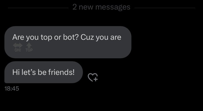 Is this how ur supposed to start a conversation now..?