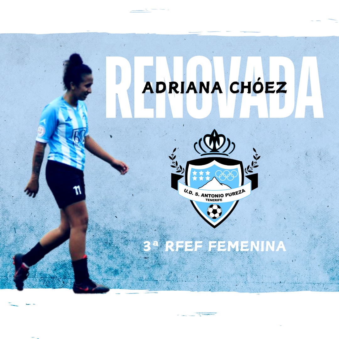 📢: RENOVACIÓN 📝‼️
Adri seguirá formando parte de la plantilla de Tercera RFEF, jugadora de mucho futuro con una potencia increíble pese a su juventud, no van a faltar los goles con ella ya que tiene siempre la vista puesta en la portería rival ⚡💪.