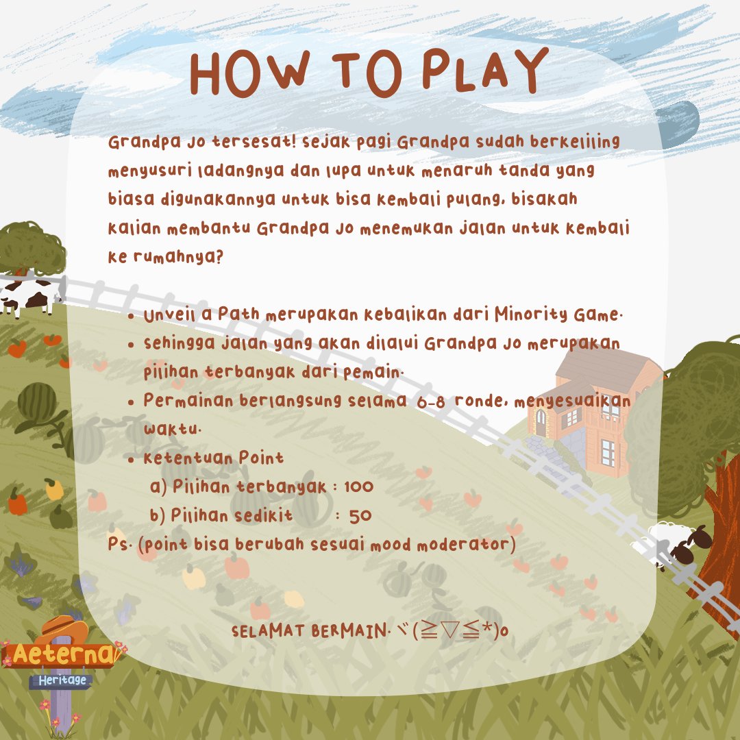 ️️
     HOW TO PLAY :
 ️️