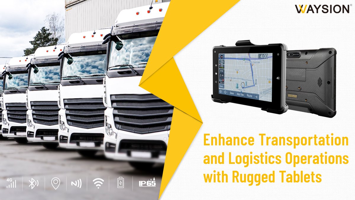 waysion_tech's tweet photo. 🚛Upgrade your logistics today with rugged tablets! 
🔹 Real-time tracking &amp; connectivity 
🔹 Streamline last-mile delivery 
🔹 Enhance operational efficiency 
🔹 Increase worker productivity 
🔹 Ensure data security
https://t.co/reJ0ViHs2S https://t.co/PFB6uo9WVj