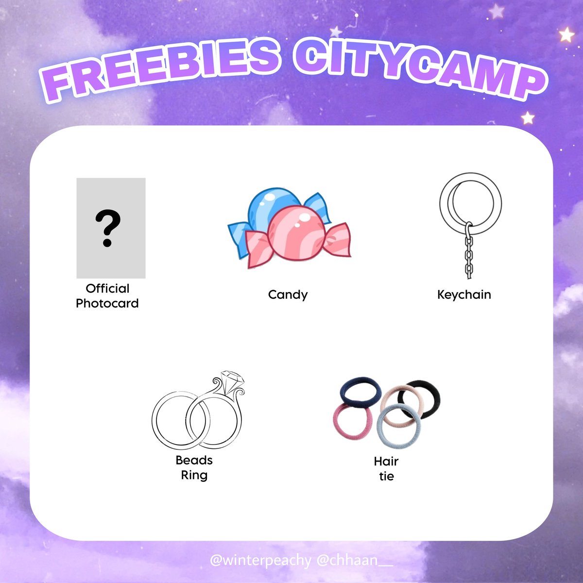 winterpeachy's tweet photo. ○•°CITYCAMP INDONESIA 2024•°○

✨️Freebies by @winterpeachy x @chhaan__ ✨️

 Date: 5 oct 2024
📍Indonesia Arena
⏳️ TBA

~RT and like appreciated🤍
~LIMITED QUANTITY
~Details on pic

#CityCamp2024 #ATEEZinCityCamp2024 #ATEEZ https://t.co/Ko5NTmhAwa