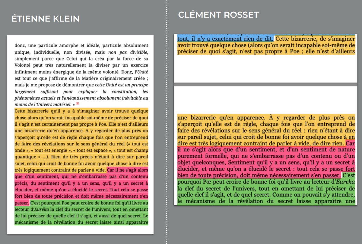Suite à nos révélations sur les nombreux plagiats que comporte sa thèse en philosophie des sciences, Étienne Klein a répondu. Pour que chacun puisse se faire un avis, nous publions en accès libre la recension des 88 pages concernées : v42.arretsurimages.net/fichiers/docum…