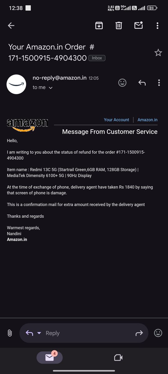 kingrohit_79's tweet photo. @amazonIN The only boy take extra charges from customer without any showing invoice and so they have extra income kindly take an action and refund amount https://t.co/fcRMH8PkJi