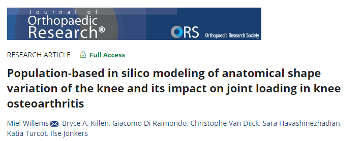 Bryce Killen (@bryce_killen) on Twitter photo Great to see the 1st paper of <a href="/WillemsMiel/">Miel Willems</a> 's PhD published; doi.org/10.1002/jor.25… Investigating the effect of joint geometry variations on knee joint loading. Supported by <a href="/FWOVlaanderen/">FWO</a> in collab w/ <a href="/MaterialiseNV/">Materialise</a> and coauthors <a href="/IJonkers/">ilse jonkers</a> <a href="/JackDiRai/">Giacomo Di Raimondo</a> + our Canadian colleagues Great to see the 1st paper of <a href="/WillemsMiel/">Miel Willems</a> 's PhD published; doi.org/10.1002/jor.25… Investigating the effect of joint geometry variations on knee joint loading. Supported by <a href="/FWOVlaanderen/">FWO</a> in collab w/ <a href="/MaterialiseNV/">Materialise</a> and coauthors <a href="/IJonkers/">ilse jonkers</a> <a href="/JackDiRai/">Giacomo Di Raimondo</a> + our Canadian colleagues