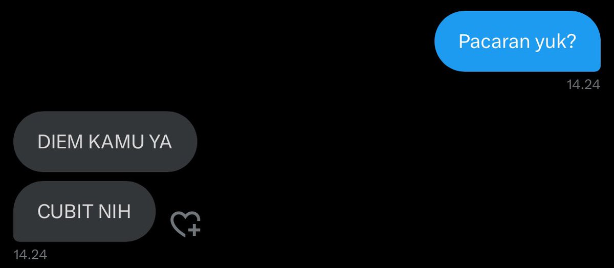 Ngajak pacaran, tapi malah disuruh diem.