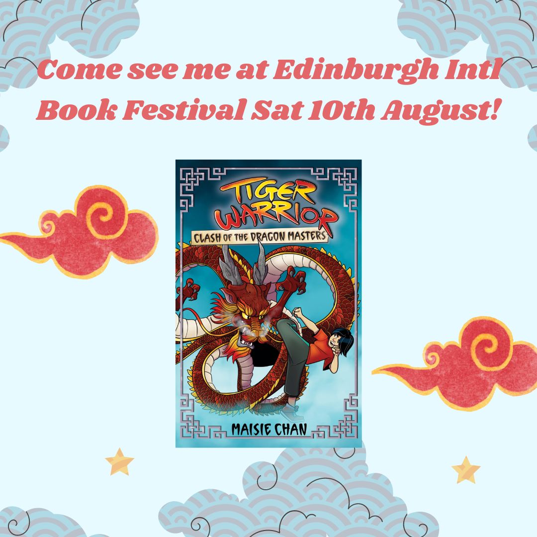This Saturday (10th August) at <a href="/edbookfest/">Edinburgh International Book Festival</a> I will be reading from my new TIGER WARRIOR book CLASH OF THE DRAGON MASTERS out now with <a href="/HachetteKids/">Hachette Children's Group</a> ! Come along and learn all about Chinese dragons &amp; how Jack has to face his nemesis! We'll be doing some drawing too! Tickets below!