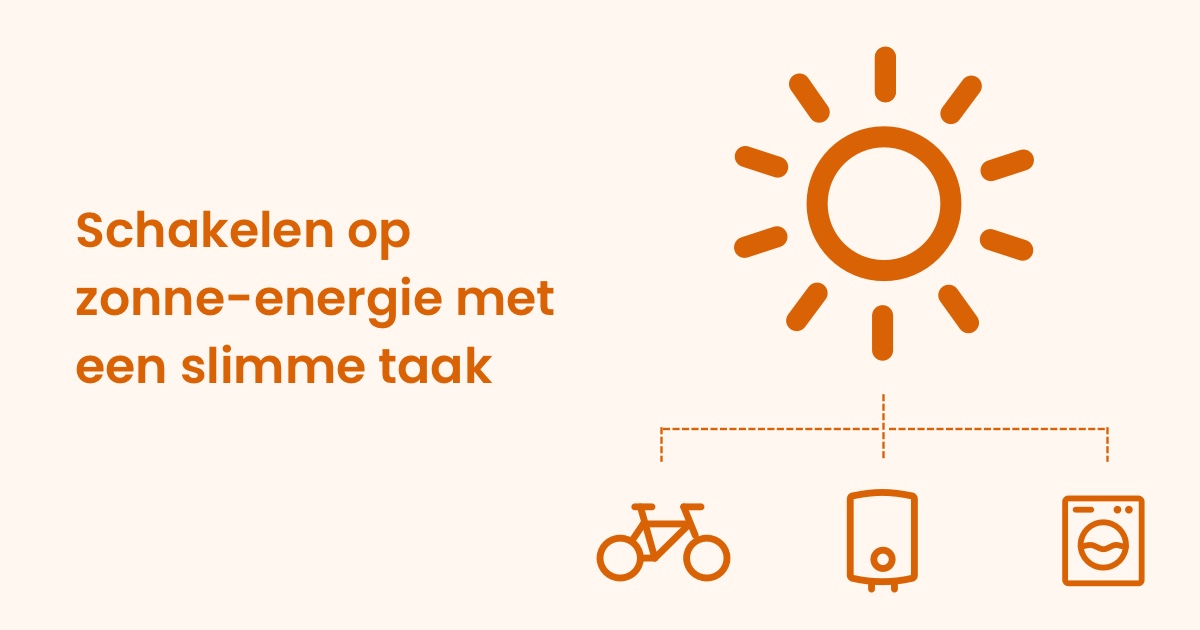 HomeWizard_NL's tweet photo. ☀️ Gebruik je overtollige zonne-energie slim met de Energy app van HomeWizard! Laad je fiets, verwarm je boiler of gebruik andere apparaten met de zonnetaak. Stel de drempelwaarde en minimale inschakeltijd in voor optimale energie. Voor deze taak is Energy+ vereist. https://t.co/uK7K10pJyL