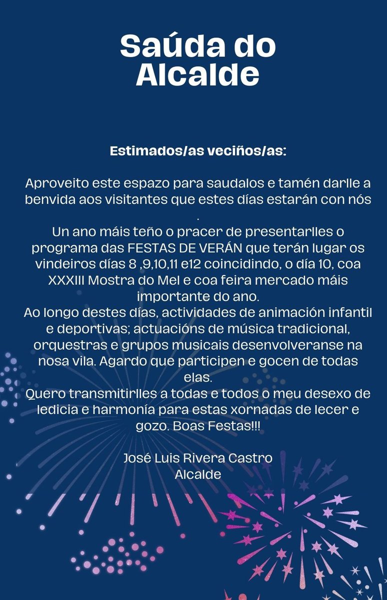 concelloquiroga's tweet image. Programa das #FestasVerán #Quiroga 2024.
Pódese descargar na seguinte ligazón: concellodequiroga.com/wp-content/upl…