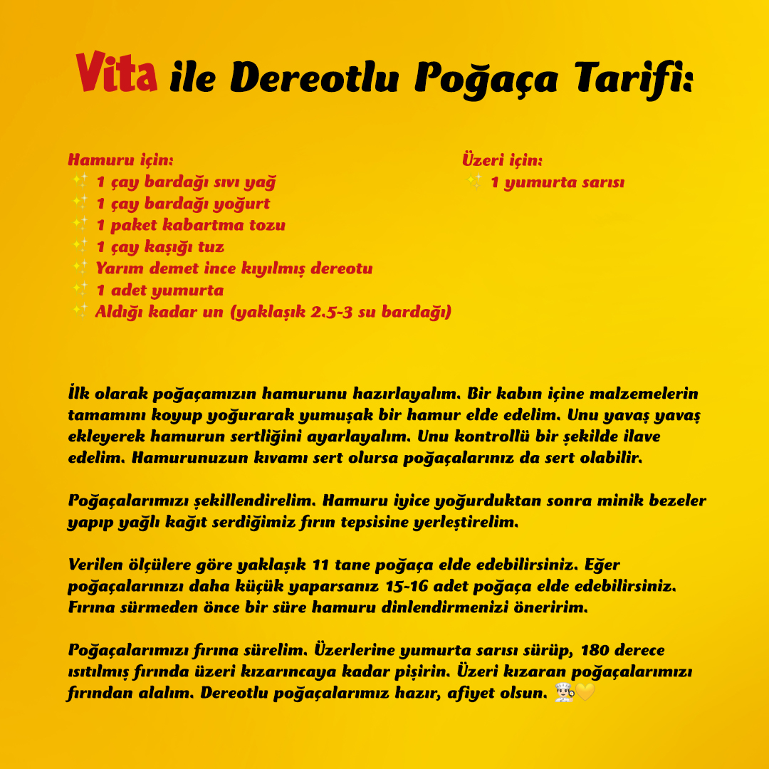 Dereotlu Poğaça Tarifi 👇
