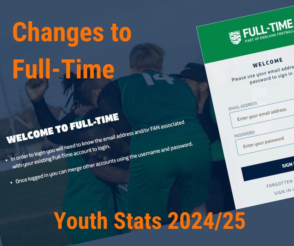 Changes to Full-Time player stats information. Youth players names with not appear on public pages. See link to video below for information

x.com/FAGRTech/statu…