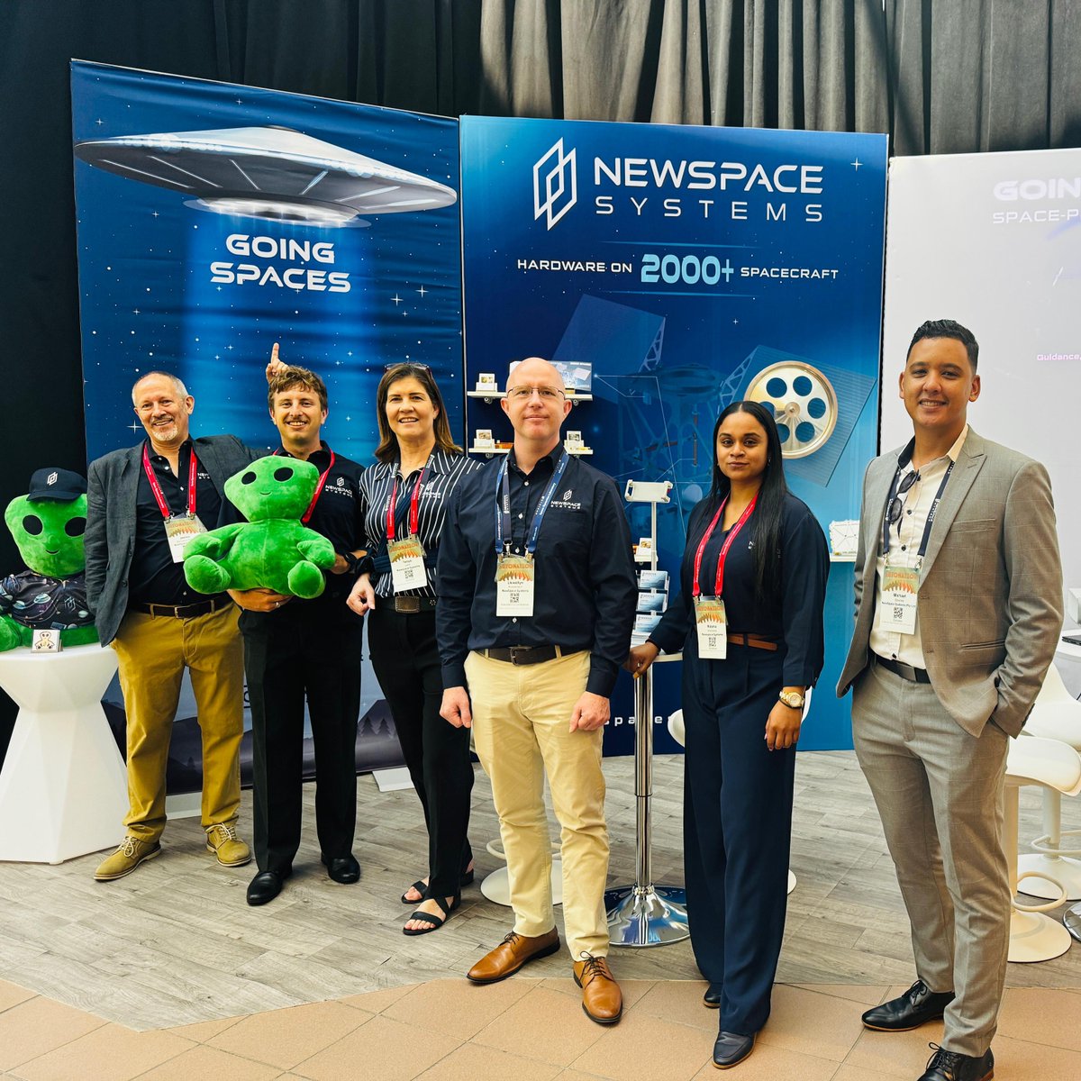 Hello SmallSat!

Stop by booth #35 (TSC) to catch up, explore our latest space-proven hardware, and discover how to get your hands on one of our #NewSpace golf tees. 👽📸 

Schedule a meeting: lnkd.in/gZJ54DyJ 
newspacesystems.com 

#SmallSat #NewSpace