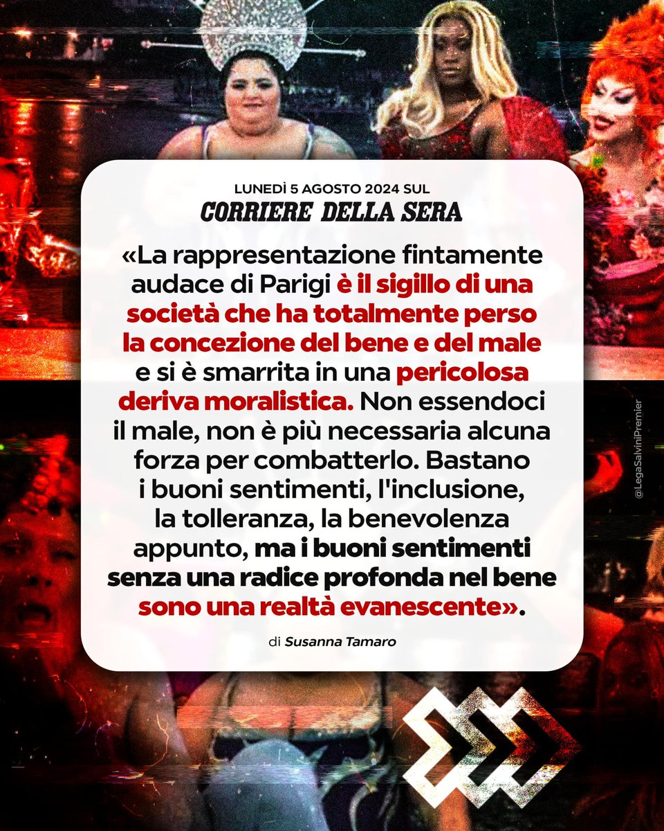 AlessioColzani's tweet photo. 👏🏼 SUSANNA #TAMARO SMONTA LA VERGOGNOSA #CERIMONIA DI #INAUGURAZIONE DELLE #OLIMPIADI MACRONIANE

@matteosalvinimi: «Chapeau. Vi condivido l’articolo che, se avete qualche minuto, vale la pena leggere». https://t.co/Xr1fDp0l2b