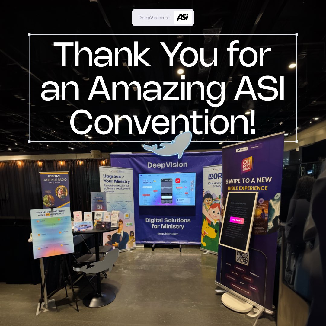 DeepVisionUA's tweet image. Here&apos;s a thank you post to show appreciation to everyone who organized and participated in the ASI Convention:

🌟 Thank You for an Amazing ASI Convention! 🌟
We at DeepVision want to extend our heartfelt thanks to everyone who made the ASI Convention in Orlando such a success!
A…