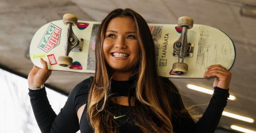 'The Olympics? I’m definitely going for gold' — Today's the day that 16-year-old skateboarding world champion Sky Brown takes centre stage in Paris, despite recently dislocating her shoulder. Revisit our chat with her 👉 standard.co.uk/lifestyle/sky-…