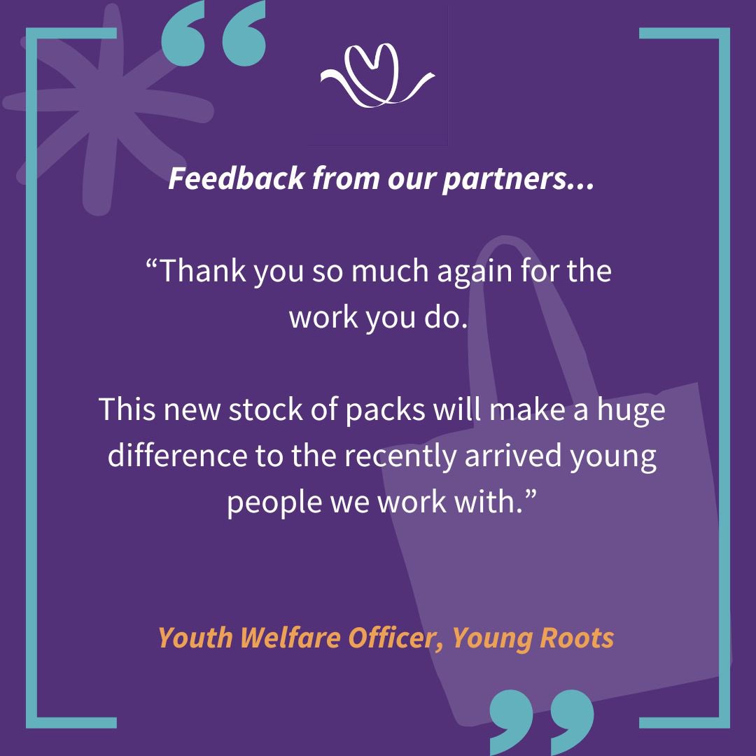 Separated Child 🧡 (@separated_child) on Twitter photo Many thanks <a href="/weareyoungroots/">Young Roots 🧡</a> for sharing this lovely feedback about our packs. 🧡
Separated children arrive in the UK alone, traumatised and exhausted after arduous journeys.
Can you offer dignity, warmth and comfort by sponsoring a pack today? bit.ly/40Z1lLf Many thanks <a href="/weareyoungroots/">Young Roots 🧡</a> for sharing this lovely feedback about our packs. 🧡
Separated children arrive in the UK alone, traumatised and exhausted after arduous journeys.
Can you offer dignity, warmth and comfort by sponsoring a pack today? bit.ly/40Z1lLf